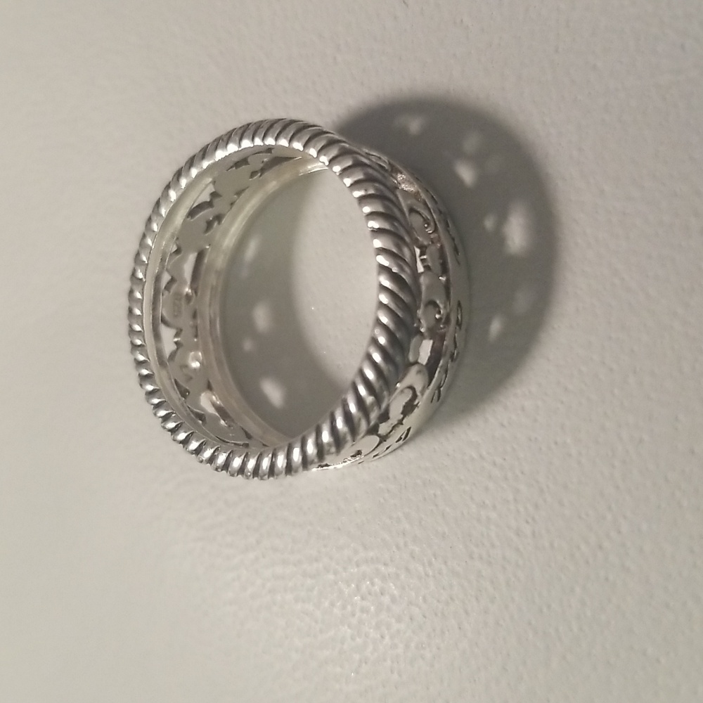 Women's 925 Sterling Silver Vintage Engraved Ring; Size 7; NWOT